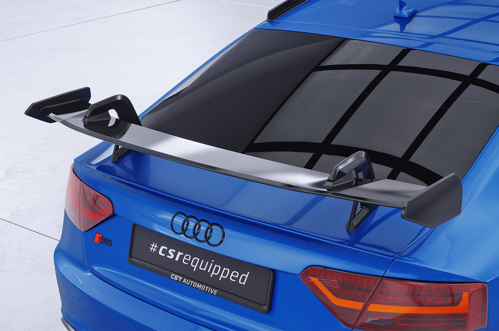 CSR Schwanenhals Heckflügel mit ABE für Audi A5 / S5 / RS5 (8T) Sportback SHF016