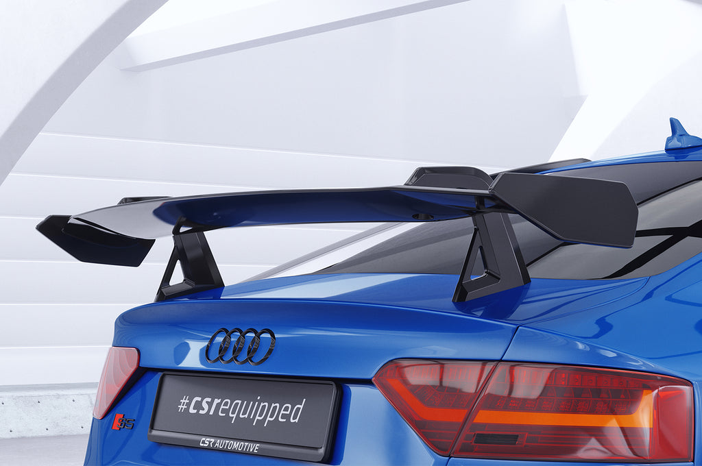 CSR Schwanenhals Heckflügel mit ABE für Audi A5 / S5 / RS5 (8T) Sportback SHF016
