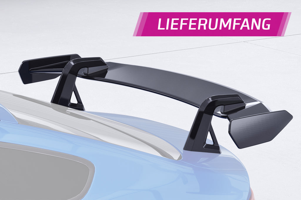 CSR Schwanenhals Heckflügel mit ABE für Audi A5 / S5 / RS5 (8T) Sportback SHF016-D02-F002-F-L Design 2
