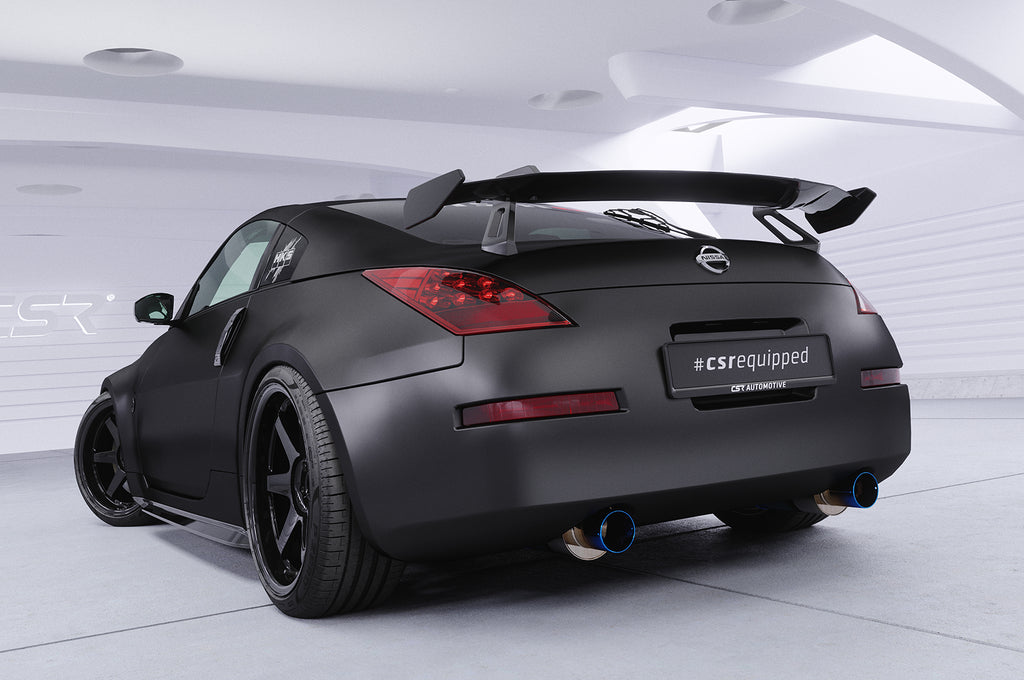CSR Schwanenhals Heckflügel mit ABE für Nissan 350Z (Z33) Coupe SHF018