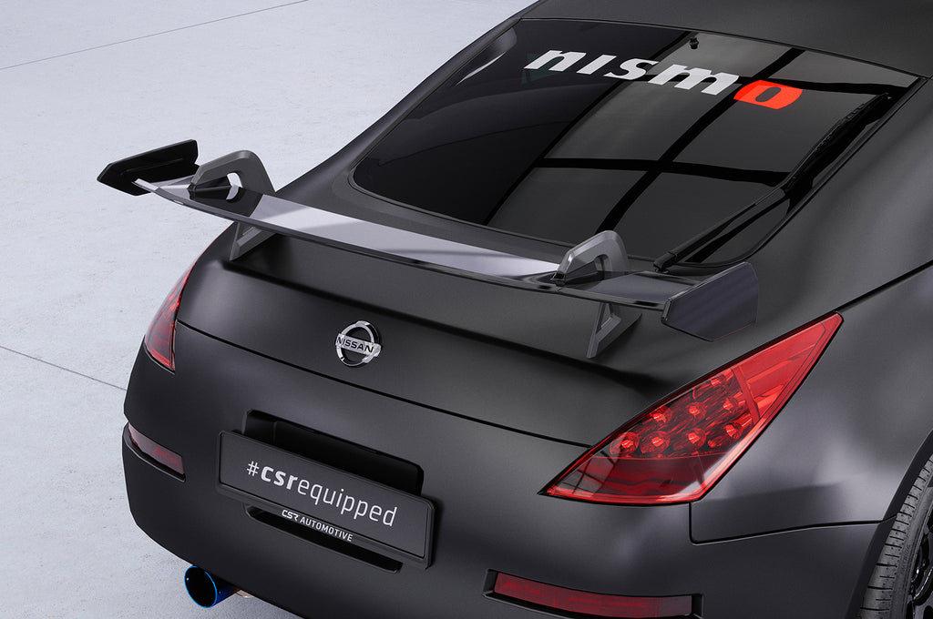 CSR Schwanenhals Heckflügel mit ABE für Nissan 350Z (Z33) Coupe SHF018