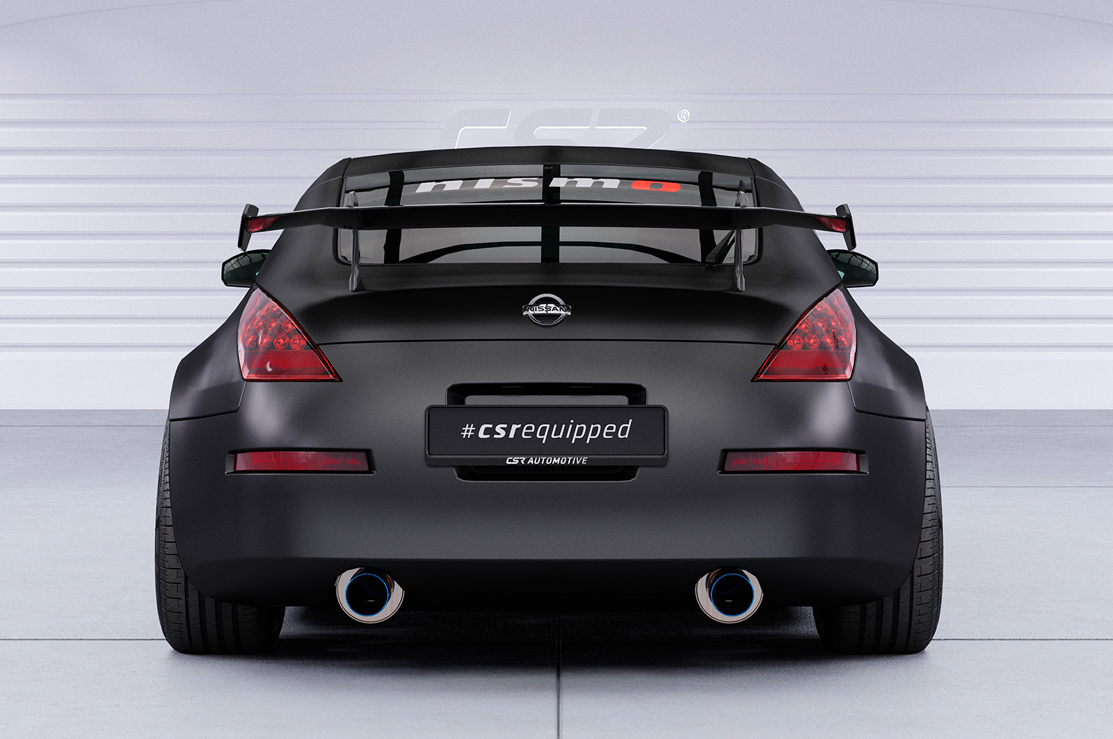 CSR Schwanenhals Heckflügel mit ABE für Nissan 350Z (Z33) Coupe SHF018
