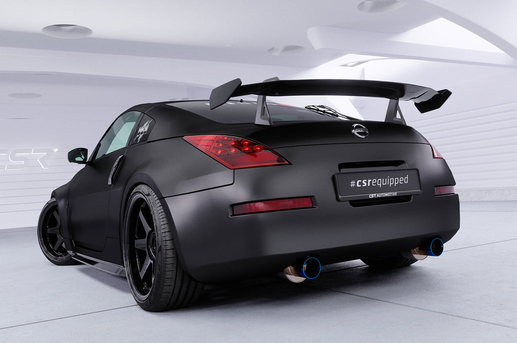CSR Schwanenhals Heckflügel mit ABE für Nissan 350Z (Z33) Coupe SHF018
