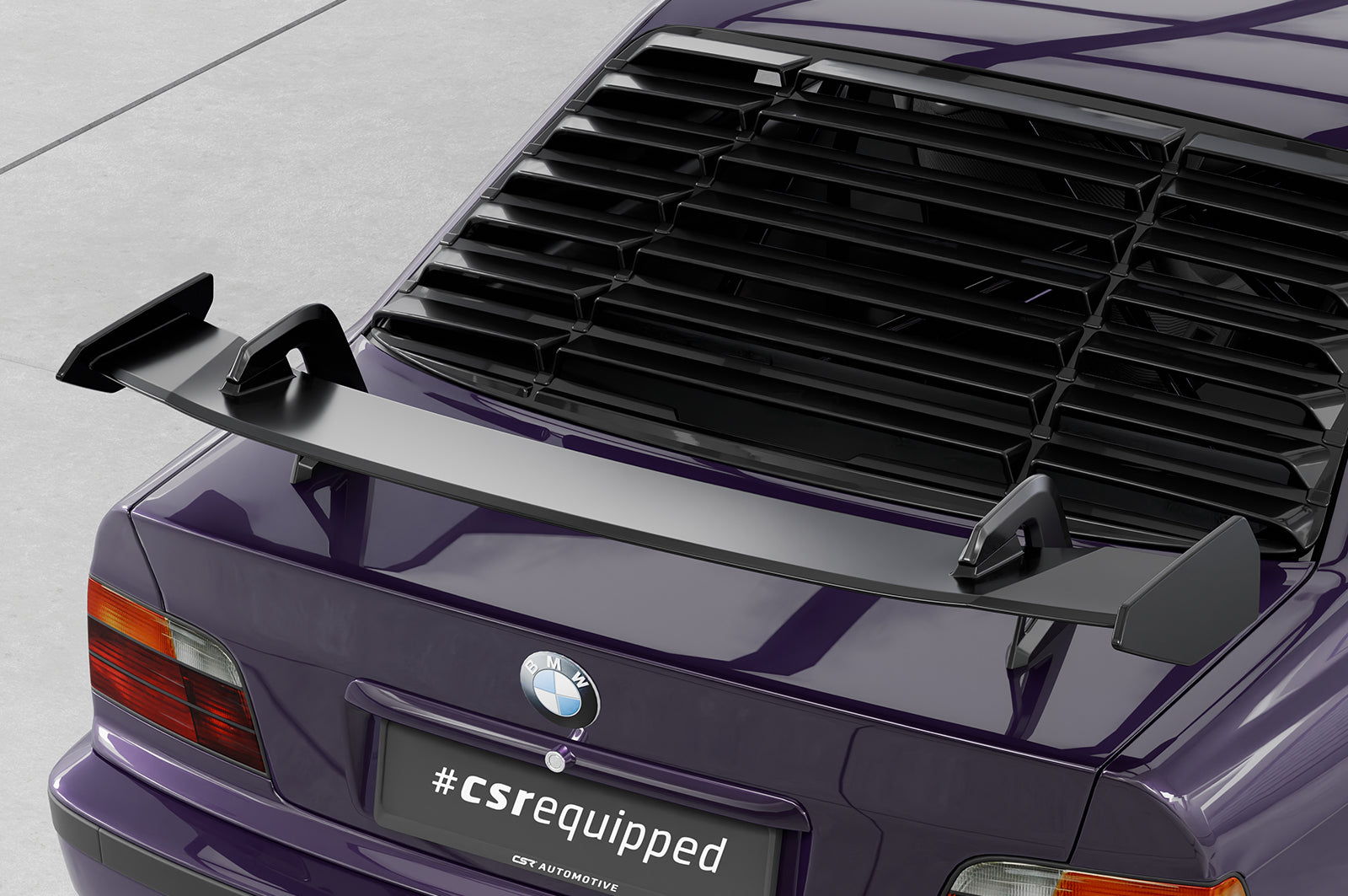 CSR Schwanenhals Heckflügel mit ABE für BMW 3er / M3 E36 Coupe SHF019