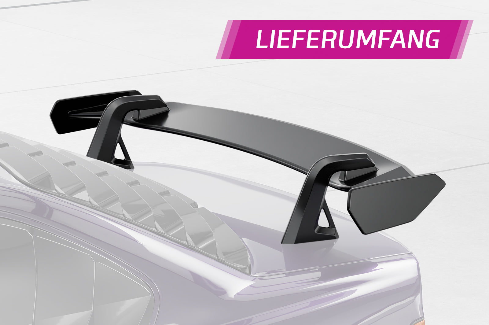 CSR Schwanenhals Heckflügel mit ABE für BMW 3er / M3 E36 Coupe SHF019-D01-F003-F-L Design 1