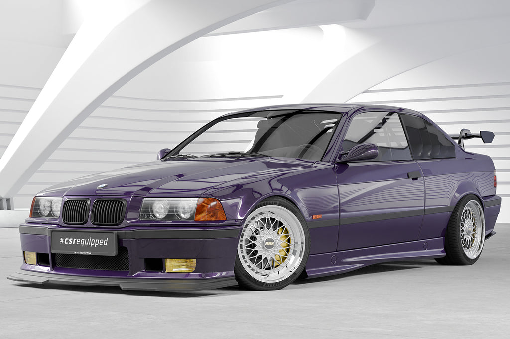 CSR Schwanenhals Heckflügel mit ABE für BMW 3er / M3 E36 Coupe SHF019-D02-F003-F-L Design 2