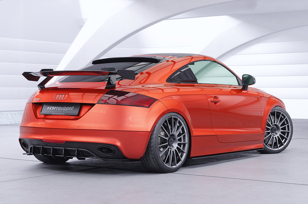 CSR Schwanenhals Heckflügel mit ABE für Audi TT RS 8J Coupe (nur RS) SHF020-D01-C Carbon Look Hochglanz (keine Lackierung erforderlich)