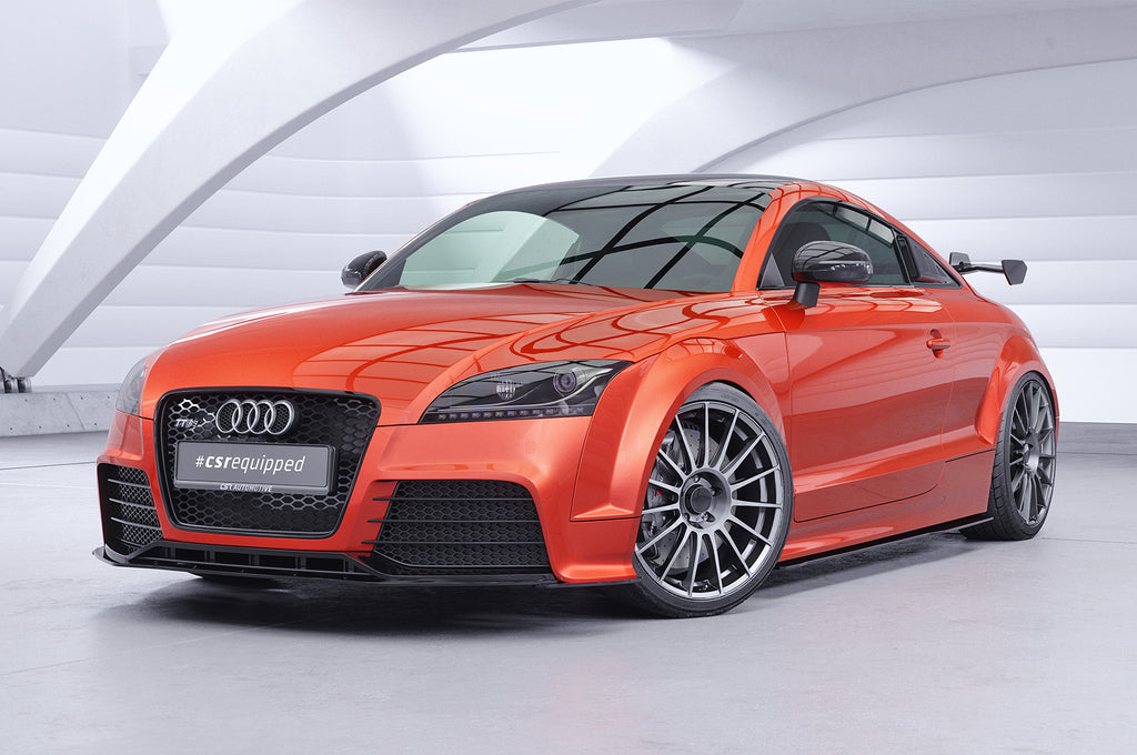 CSR Schwanenhals Heckflügel mit ABE für Audi TT RS 8J Coupe (nur RS) SHF020-D01-C Carbon Look Hochglanz (keine Lackierung erforderlich)