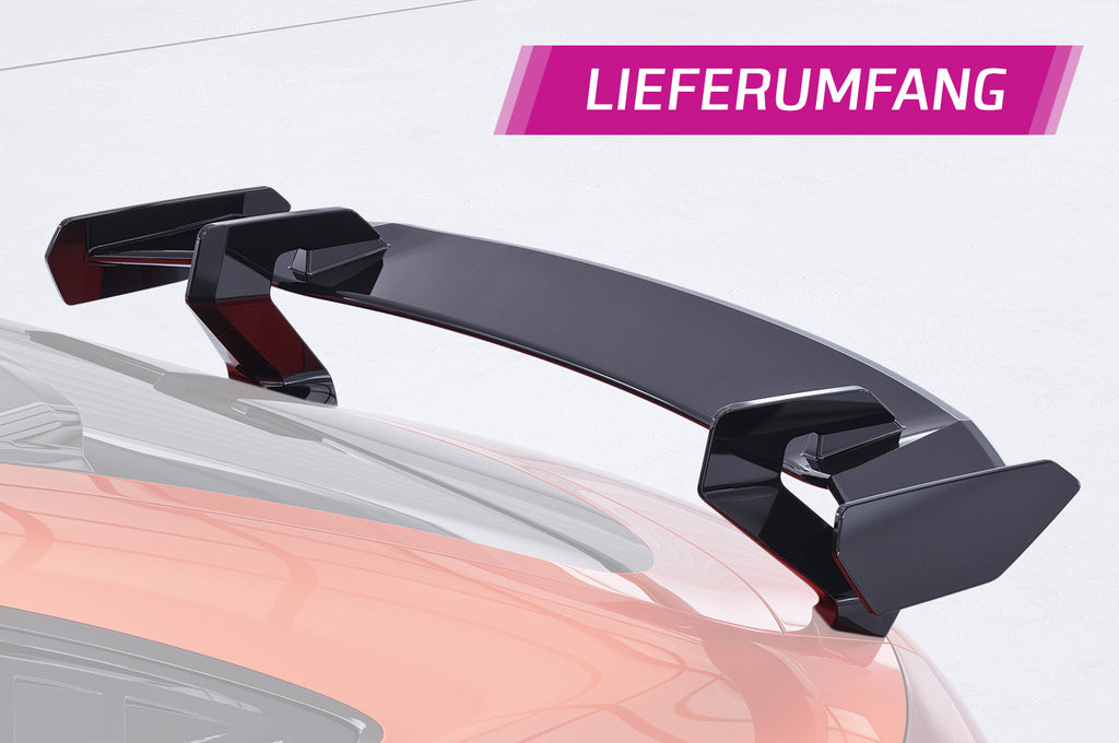 CSR Schwanenhals Heckflügel mit ABE für Audi TT RS 8J Coupe (nur RS) SHF020-D01-C Carbon Look Hochglanz (keine Lackierung erforderlich)
