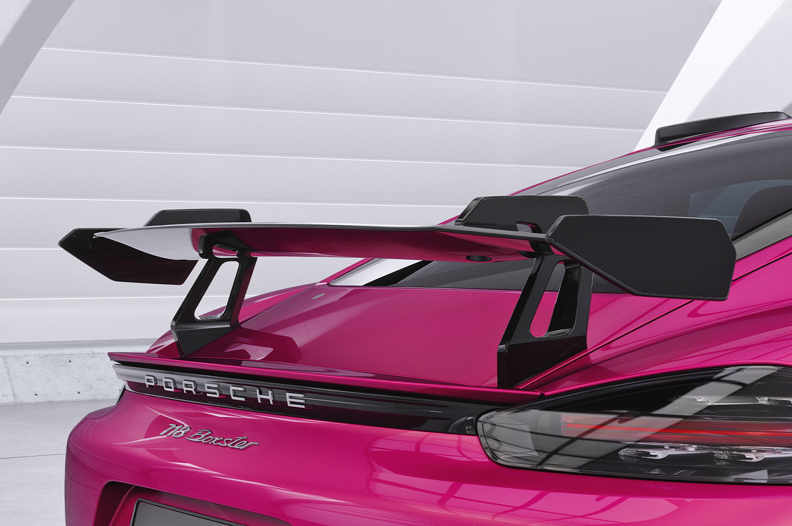 CSR Schwanenhals Heckflügel mit ABE für Porsche 718 Cayman (Typ 982) SHF021