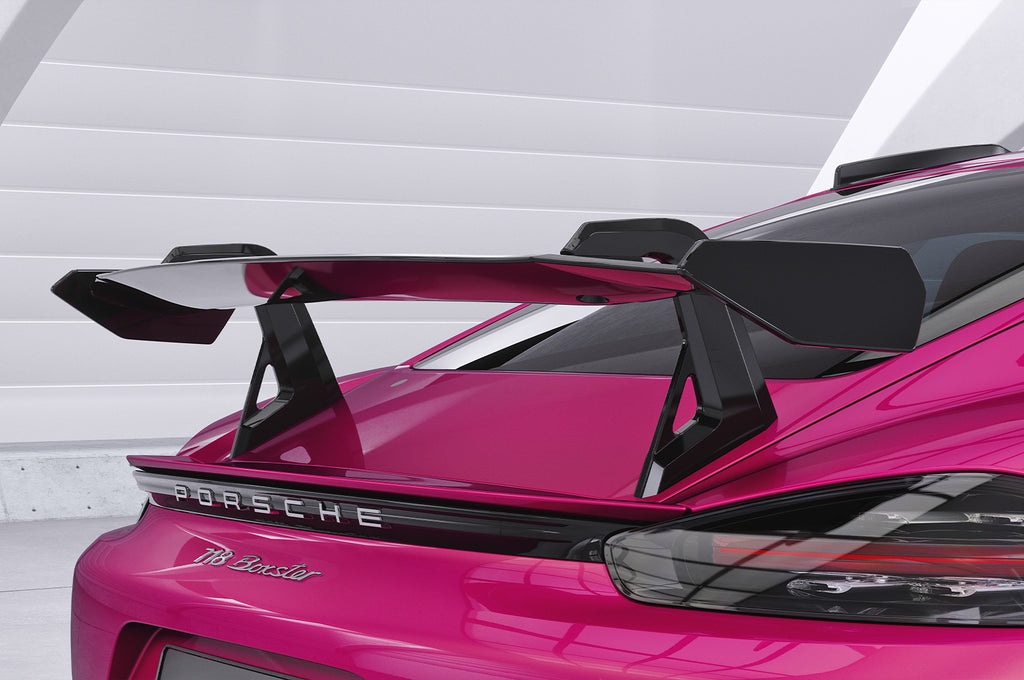 CSR Schwanenhals Heckflügel mit ABE für Porsche 718 Cayman (Typ 982) SHF021