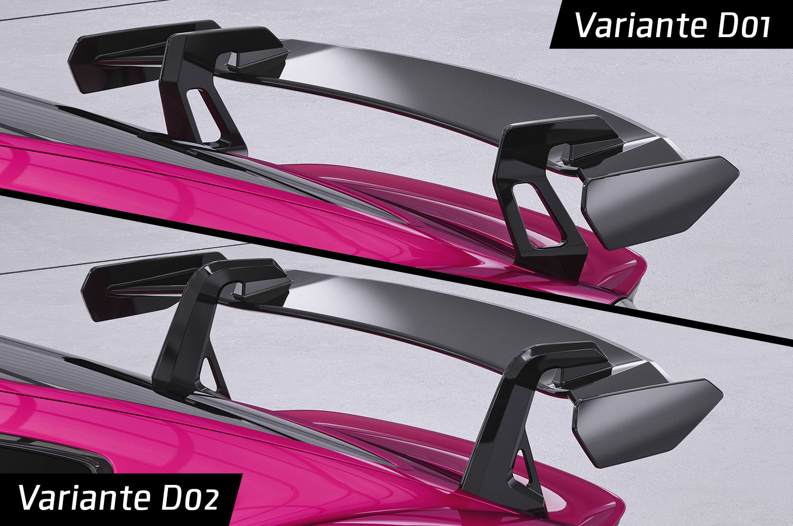 CSR Schwanenhals Heckflügel mit ABE für Porsche 718 Cayman (Typ 982) SHF021