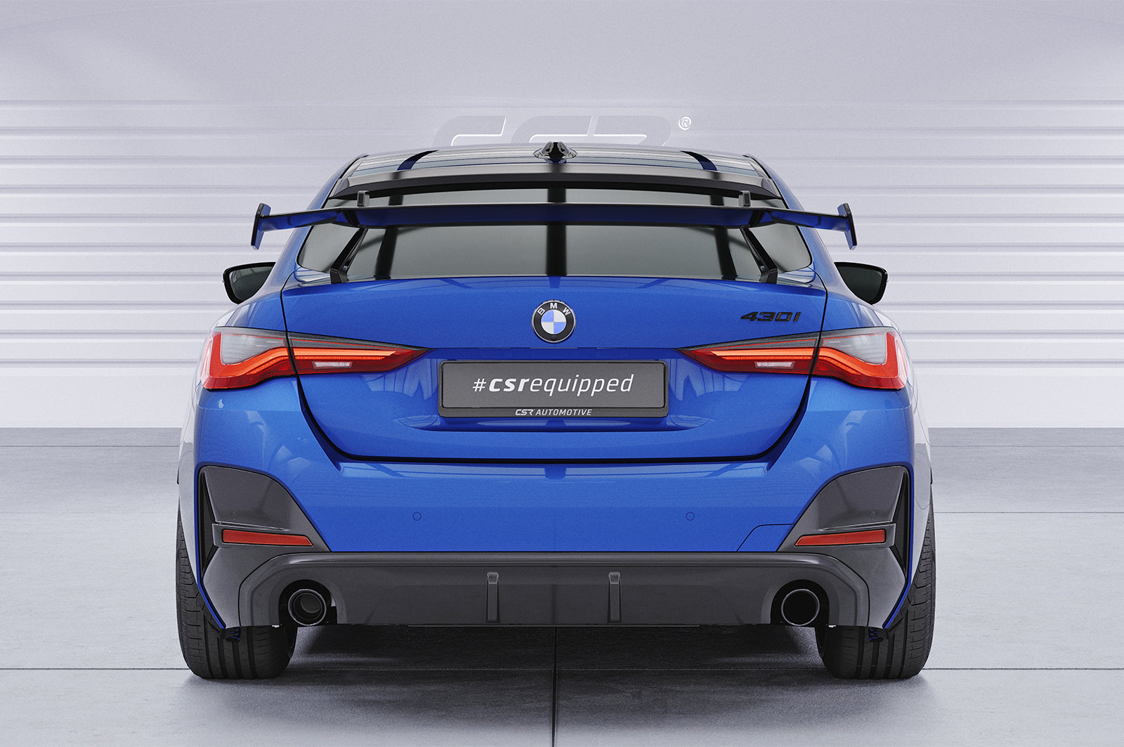 CSR Schwanenhals Heckflügel mit ABE für BMW 4er / i4 G26 Gran Coupe SHF025