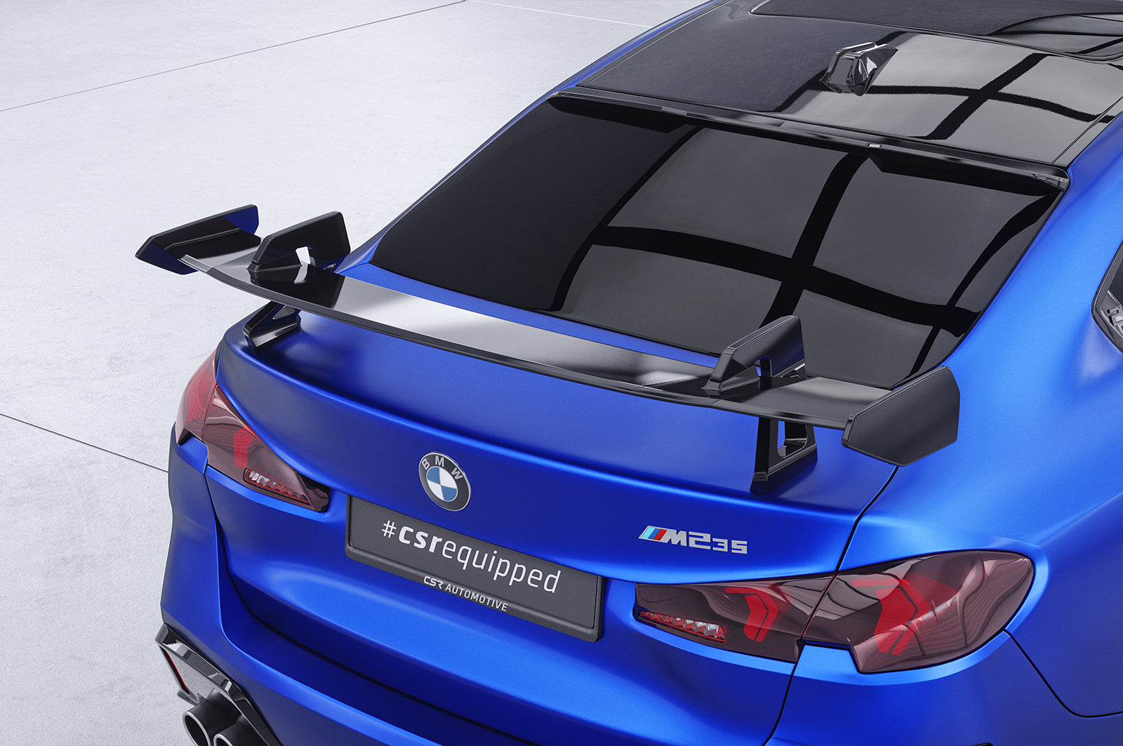 CSR Schwanenhals Heckflügel mit ABE für BMW 2er F74 Gran Coupe SHF026