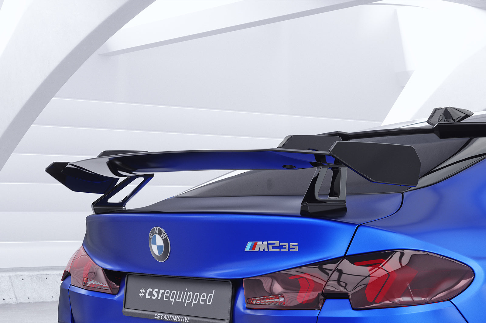 CSR Schwanenhals Heckflügel mit ABE für BMW 2er F74 Gran Coupe SHF026
