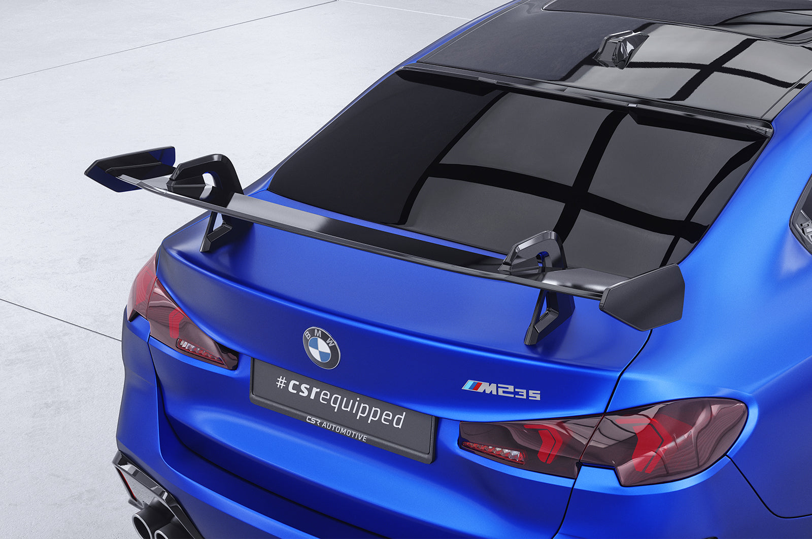 CSR Schwanenhals Heckflügel mit ABE für BMW 2er F74 Gran Coupe SHF026