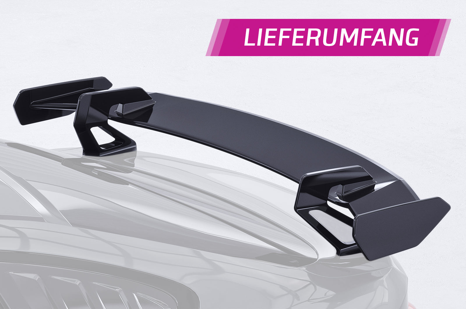 CSR Schwanenhals Heckflügel mit ABE für BMW 4er F36 Gran Coupe SHF027-D01-F002-F-L Design 1