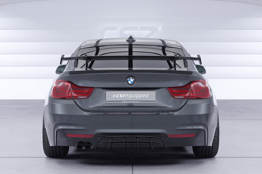 CSR Schwanenhals Heckflügel mit ABE für BMW 4er F36 Gran Coupe SHF027-D02-F002-F-L Design 2