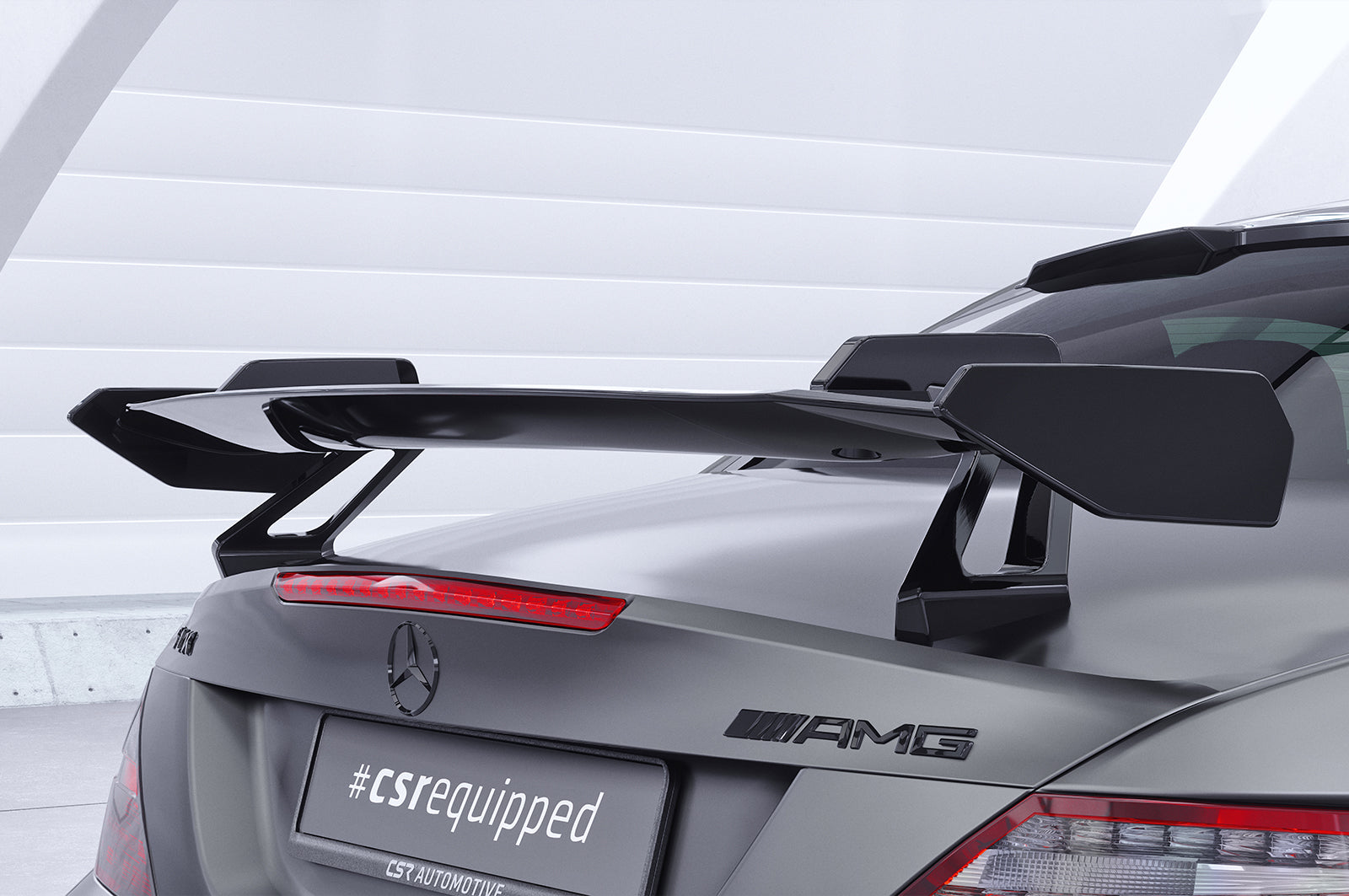 CSR Schwanenhals Heckflügel mit ABE für Mercedes-Benz SLK / SLC R172 SHF028