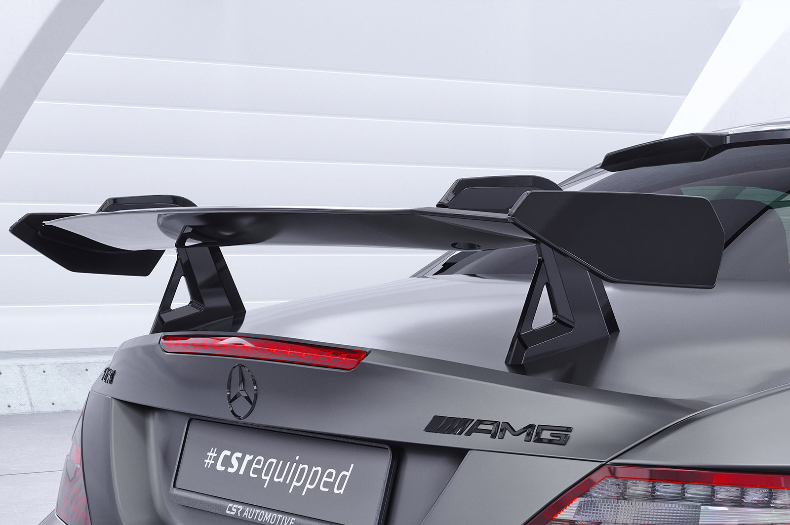 CSR Schwanenhals Heckflügel mit ABE für Mercedes-Benz SLK / SLC R172 SHF028