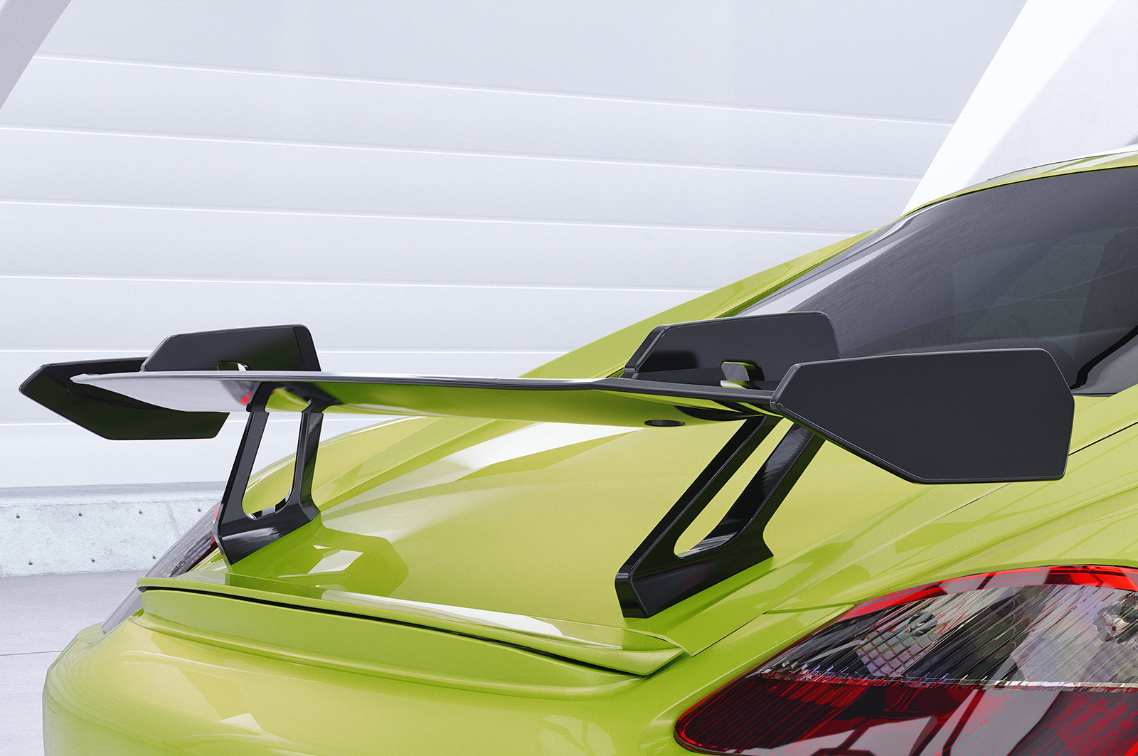 CSR Schwanenhals Heckflügel mit ABE für Porsche Cayman 987c SHF029