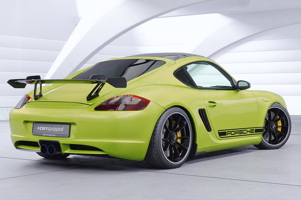 CSR Schwanenhals Heckflügel mit ABE für Porsche Cayman 987c SHF029