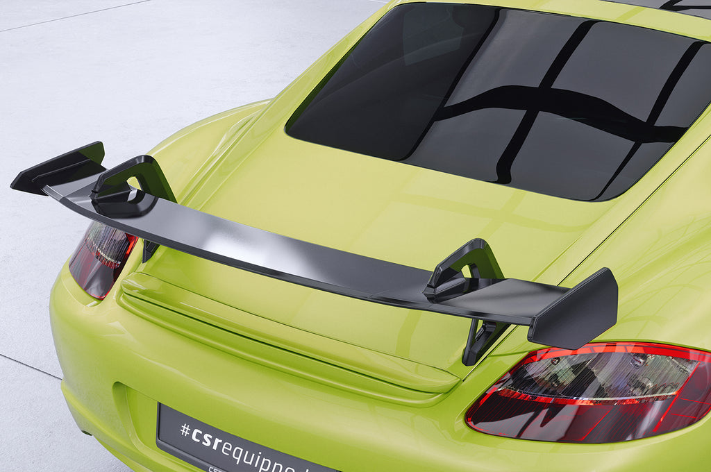 CSR Schwanenhals Heckflügel mit ABE für Porsche Cayman 987c SHF029