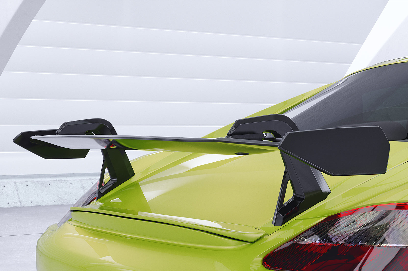 CSR Schwanenhals Heckflügel mit ABE für Porsche Cayman 987c SHF029
