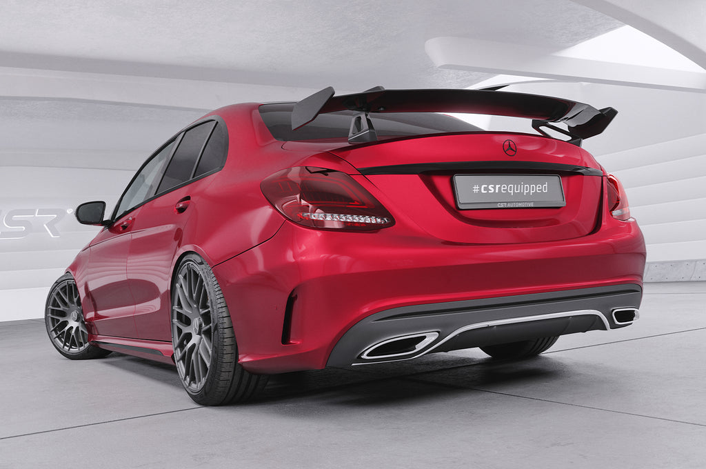 CSR Schwanenhals Heckflügel mit ABE für Mercedes-Benz C-Klasse (W205) Limousine SHF031