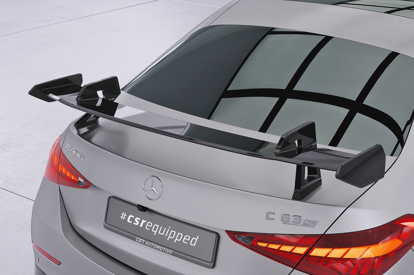 CSR Schwanenhals Heckflügel mit ABE für Mercedes-Benz C-Klasse (W206) Limousine SHF032