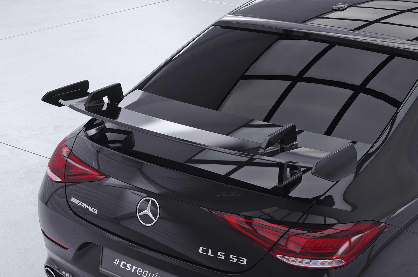 CSR Schwanenhals Heckflügel mit ABE für Mercedes-Benz CLS C257 Limousine SHF033