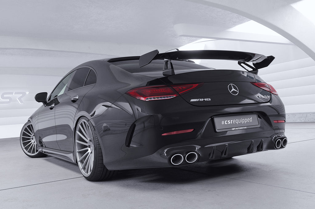 CSR Schwanenhals Heckflügel mit ABE für Mercedes-Benz CLS C257 Limousine SHF033-D01-F002-F-L Design 1
