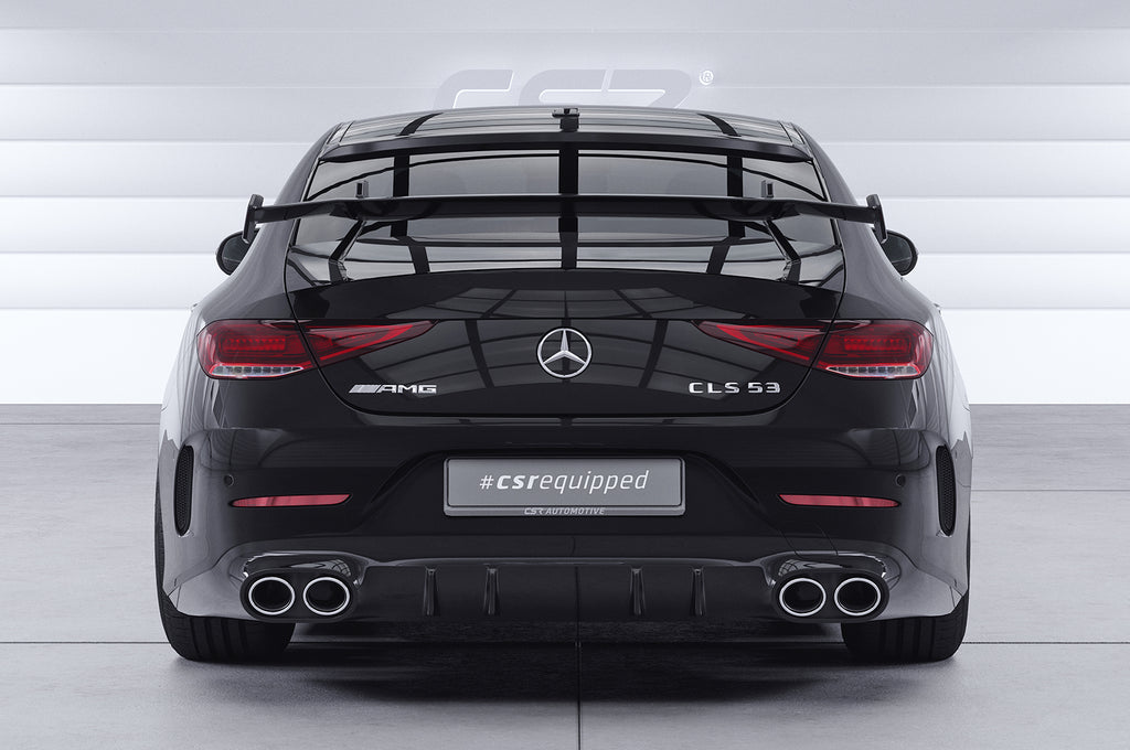 CSR Schwanenhals Heckflügel mit ABE für Mercedes-Benz CLS C257 Limousine SHF033-D01-F002-F-L Design 1