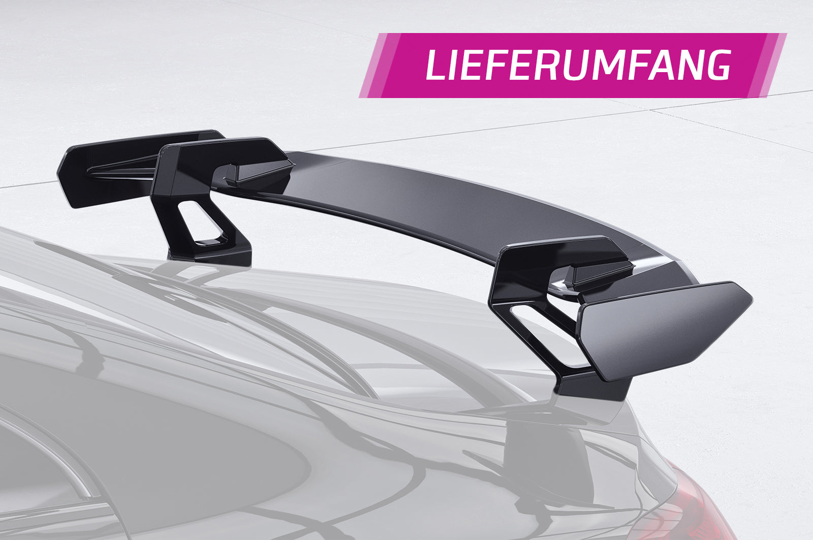 CSR Schwanenhals Heckflügel mit ABE für Mercedes-Benz CLS C257 Limousine SHF033-D01-F002-F-L Design 1