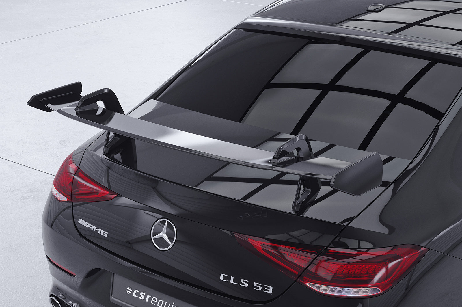 CSR Schwanenhals Heckflügel mit ABE für Mercedes-Benz CLS C257 Limousine SHF033