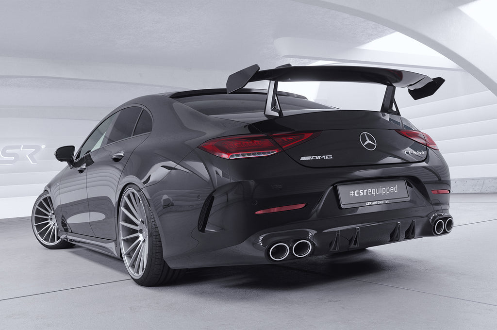 CSR Schwanenhals Heckflügel mit ABE für Mercedes-Benz CLS C257 Limousine SHF033-D02-F002-F-L Design 2