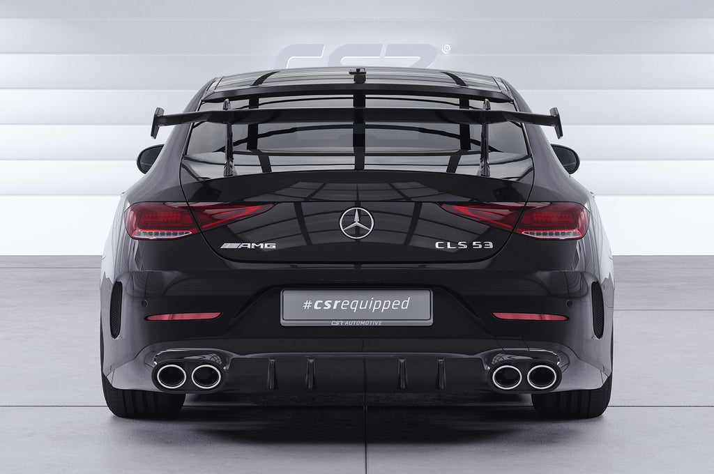 CSR Schwanenhals Heckflügel mit ABE für Mercedes-Benz CLS C257 Limousine SHF033-D02-F002-F-L Design 2