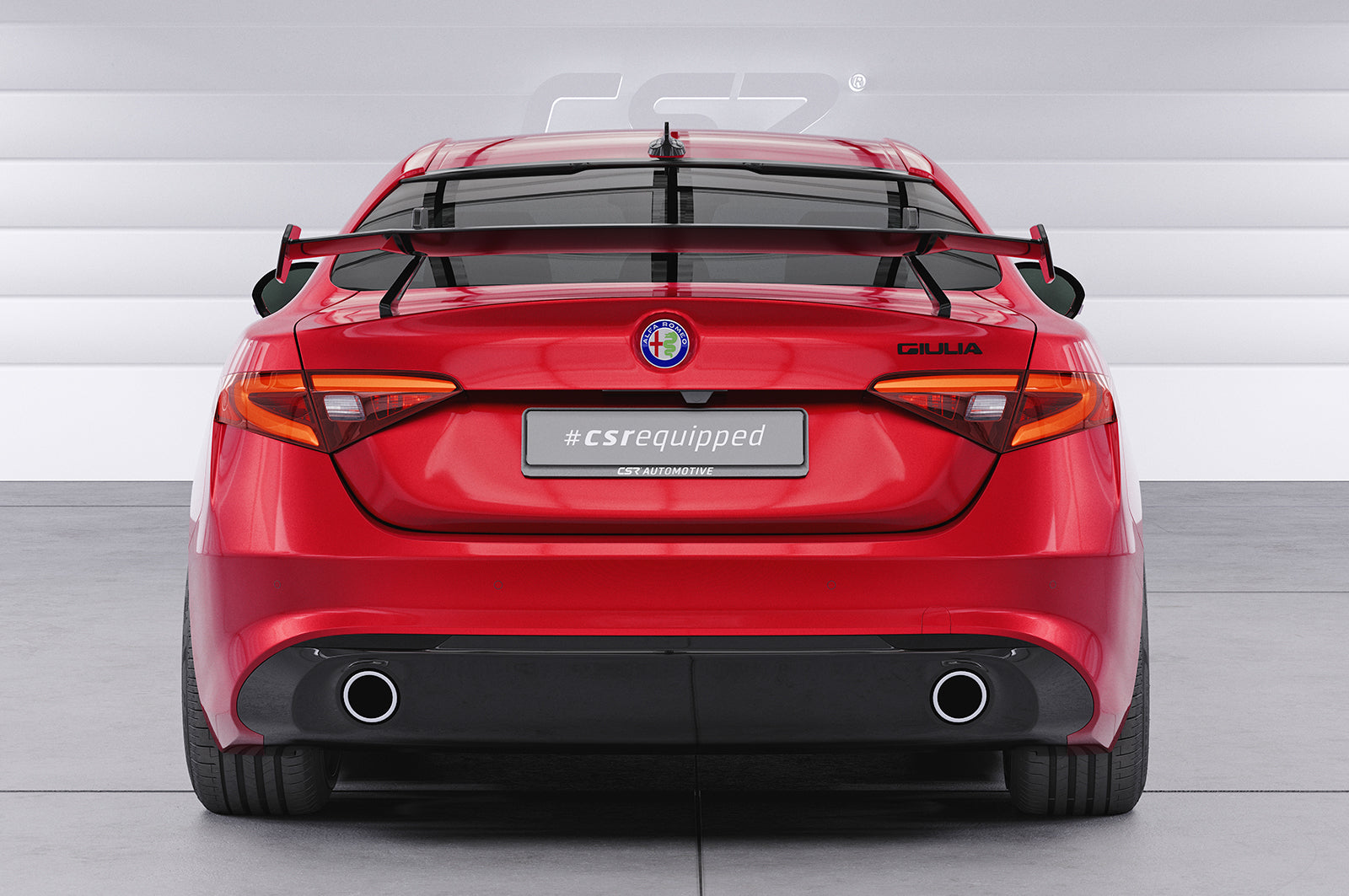 CSR Schwanenhals Heckflügel mit ABE für Alfa Romeo Giulia (Typ 952) SHF035