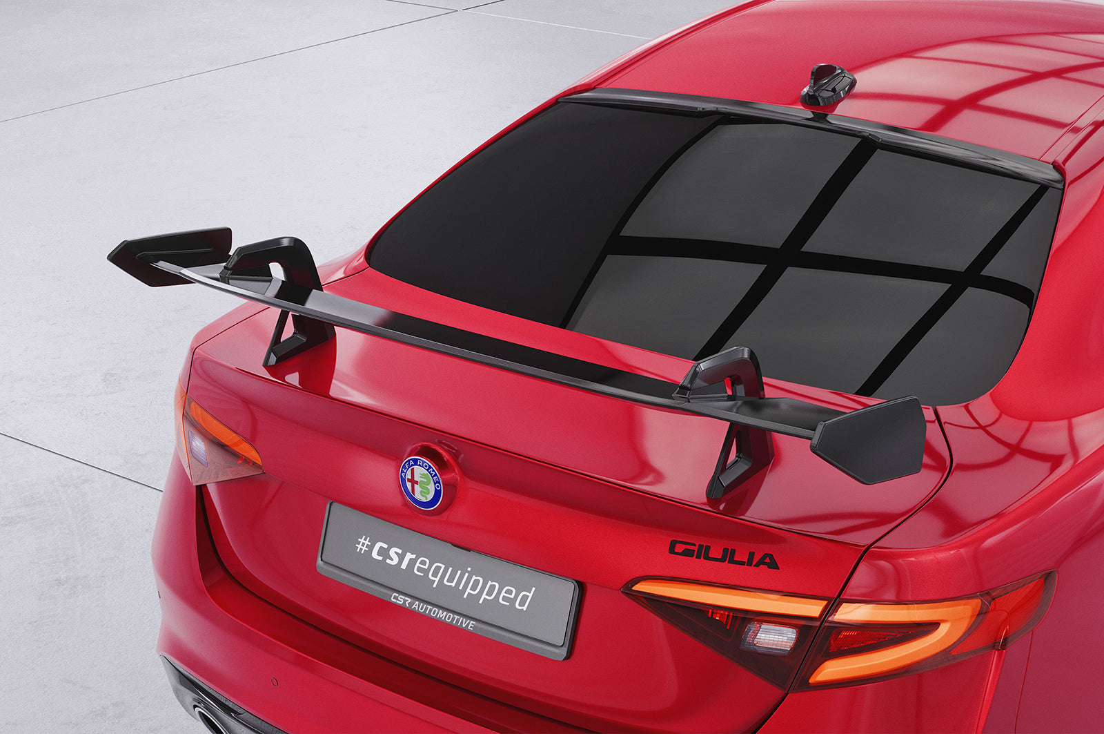 CSR Schwanenhals Heckflügel mit ABE für Alfa Romeo Giulia (Typ 952) SHF035