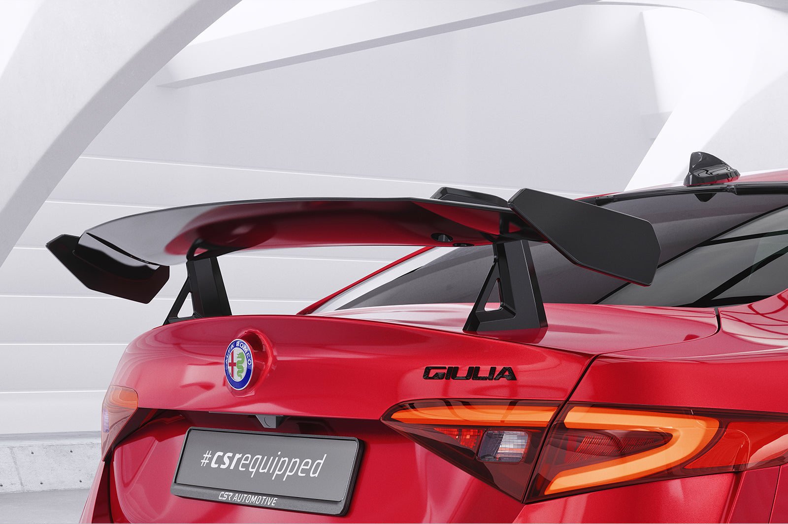 CSR Schwanenhals Heckflügel mit ABE für Alfa Romeo Giulia (Typ 952) SHF035