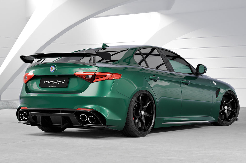 CSR Schwanenhals Heckflügel mit ABE für Alfa Romeo Giulia (Typ 952) Quadrifoglio SHF036
