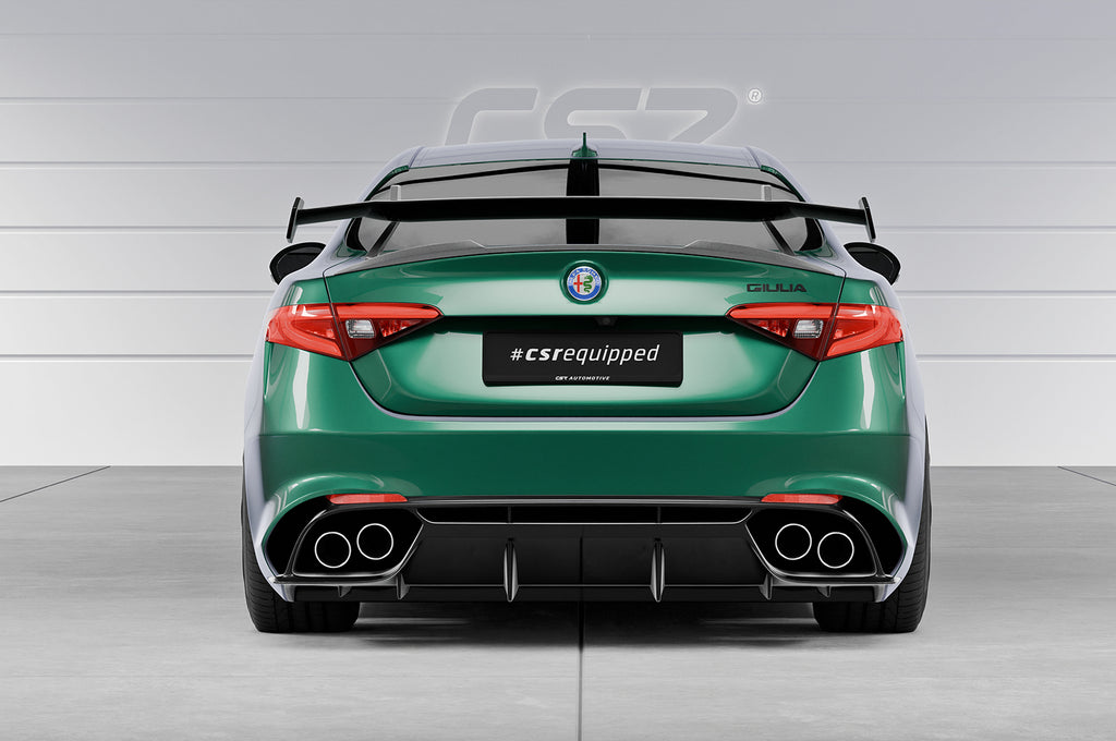 CSR Schwanenhals Heckflügel mit ABE für Alfa Romeo Giulia (Typ 952) Quadrifoglio SHF036
