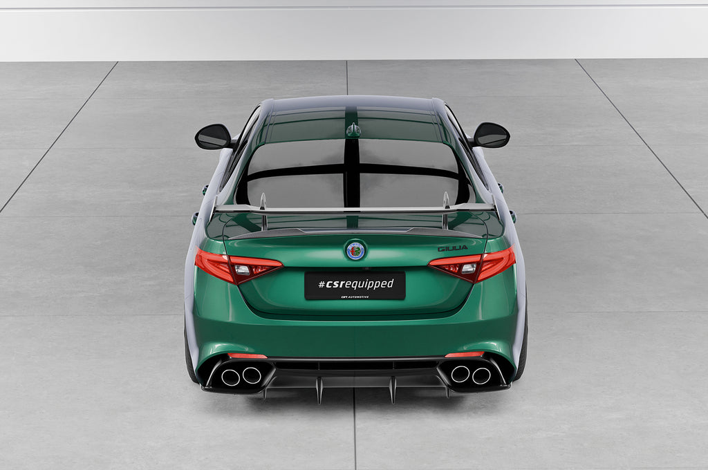 CSR Schwanenhals Heckflügel mit ABE für Alfa Romeo Giulia (Typ 952) Quadrifoglio SHF036-D02-F002-F-L Design 2