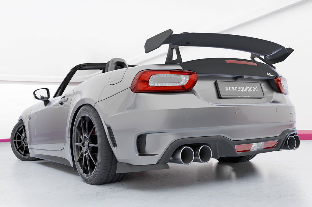 CSR Schwanenhals Heckflügel mit ABE für Fiat 124 Spider SHF037