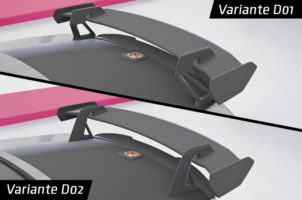 CSR Schwanenhals Heckflügel mit ABE für Fiat 124 Spider SHF037