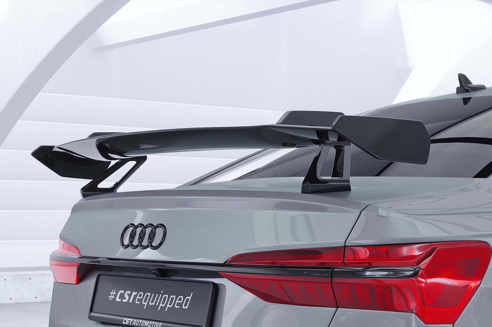 CSR Schwanenhals Heckflügel mit ABE für Audi A6 / S6 C8 (Typ 4A/F2) Limousine SHF040