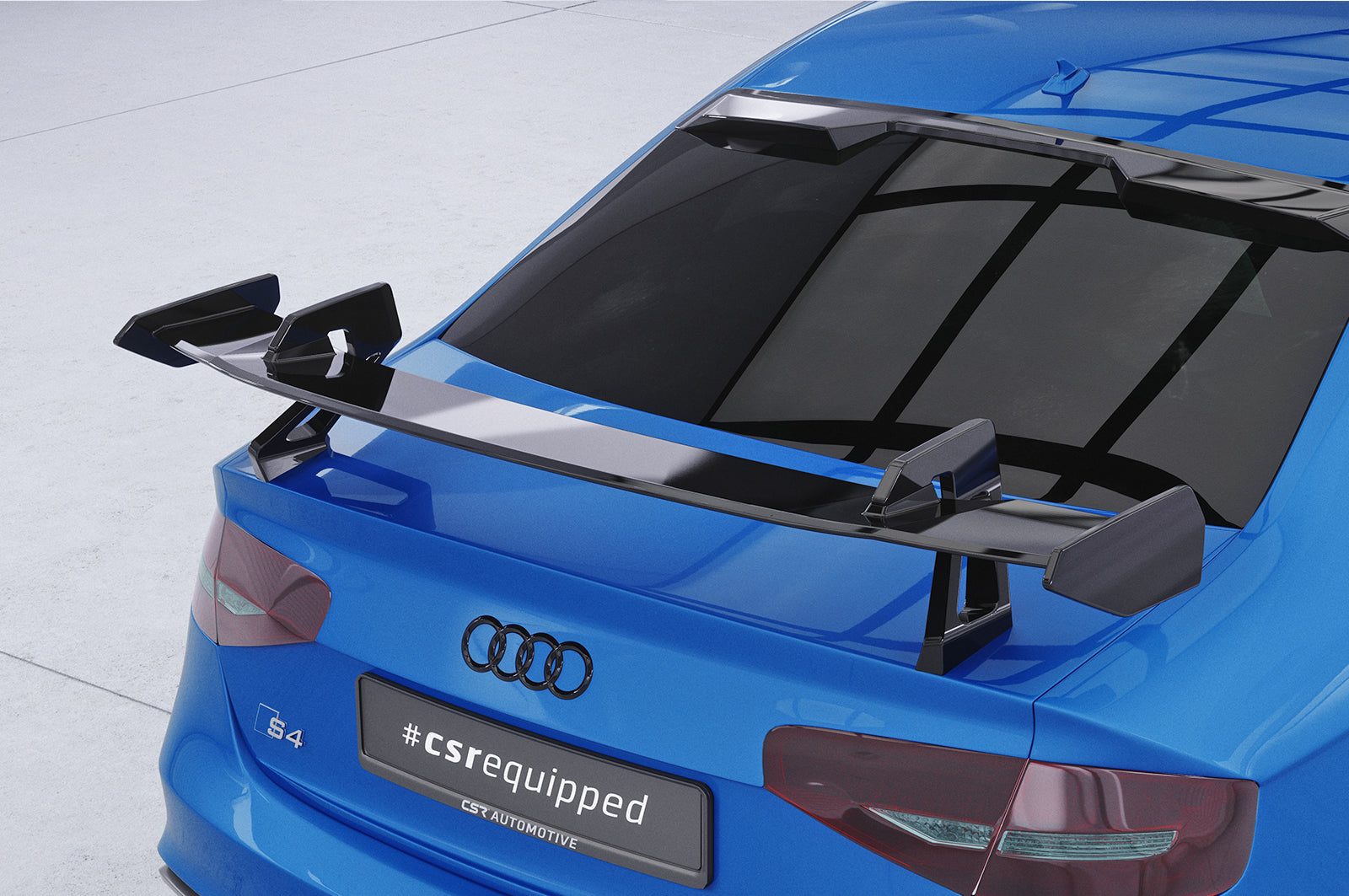 CSR Schwanenhals Heckflügel mit ABE für Audi A4 / S4 B8 (Typ 8K) Limousine SHF041