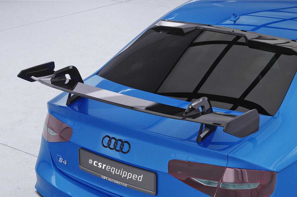 CSR Schwanenhals Heckflügel mit ABE für Audi A4 / S4 B8 (Typ 8K) Limousine SHF041