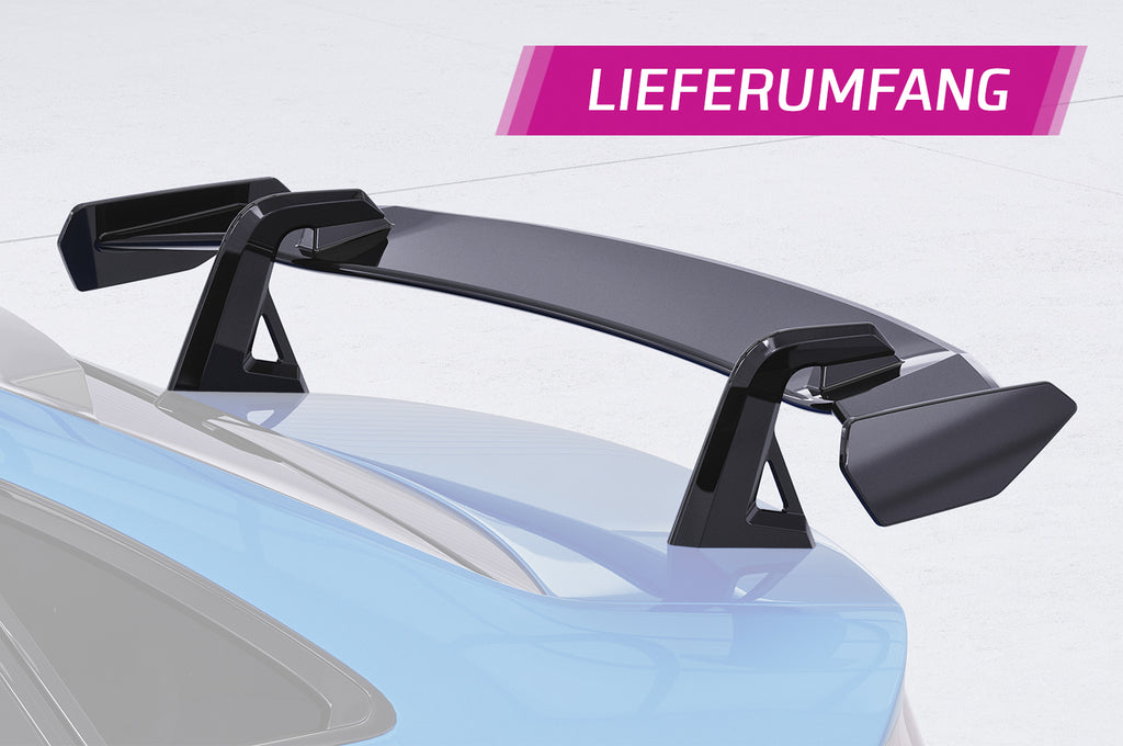 CSR Schwanenhals Heckflügel mit ABE für Audi A4 / S4 B8 (Typ 8K) Limousine SHF041-D02-F002-F-L Design 2