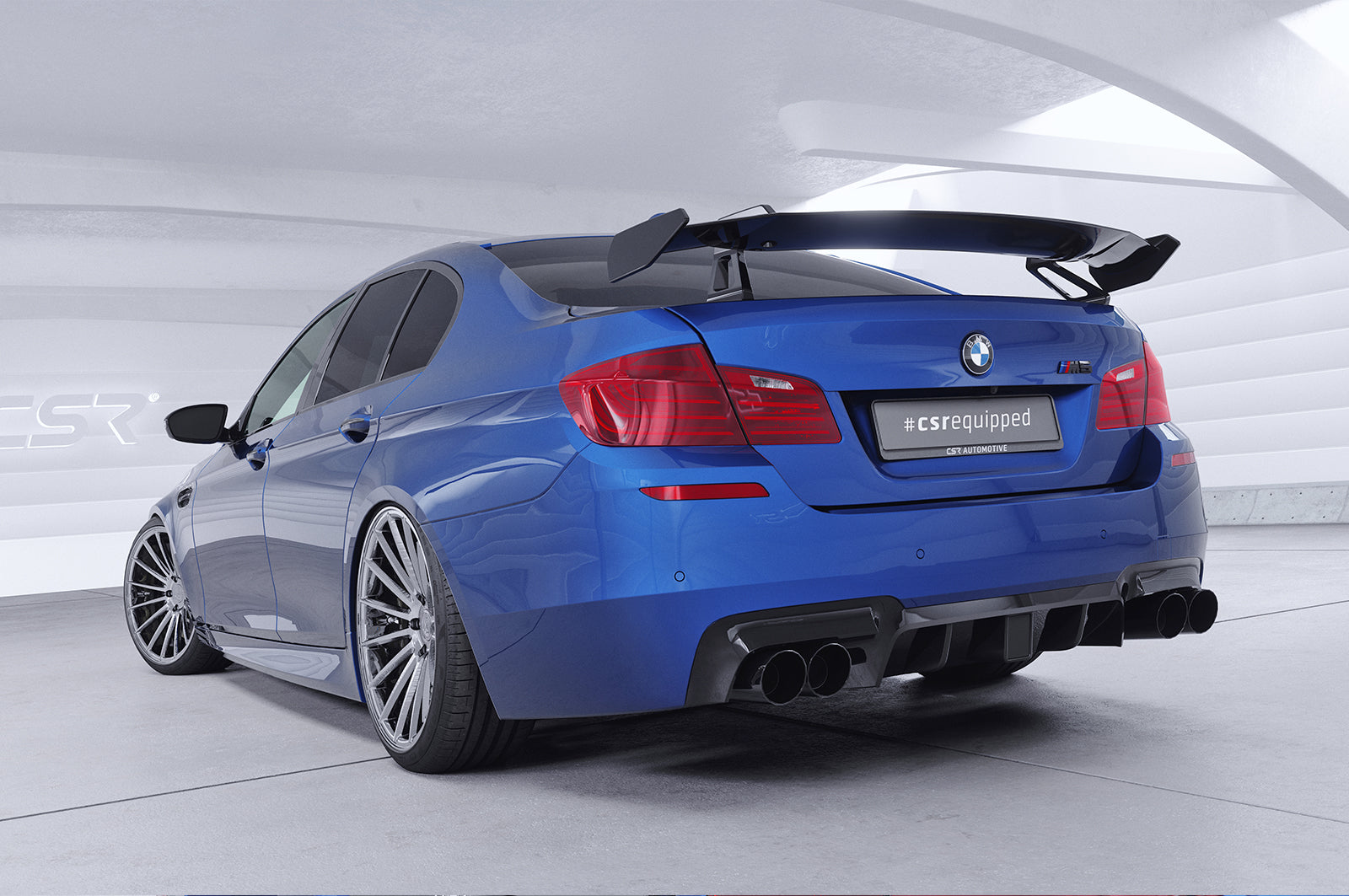 CSR Schwanenhals Heckflügel mit ABE für BMW 5er / M5 F10 Limousine SHF042